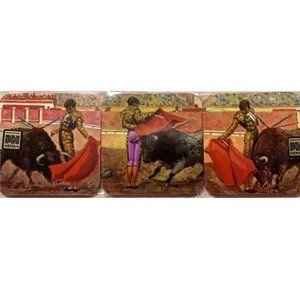 HEMA Set of 6 Coasters with Spanish Matador